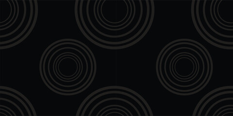 seamless pattern with black and white abstract circles background