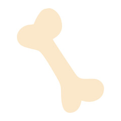 Cartoon bone representing halloween and dog treats