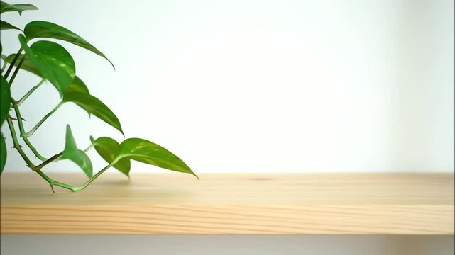 Green Plant Cuttings in Glass with Water