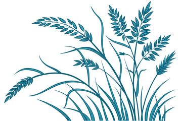 wheat ears vector illustration