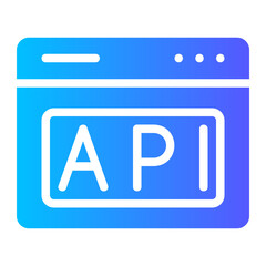 api gradient icon