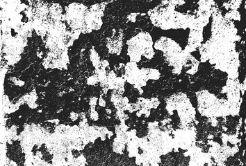 Obraz premium Grungy black and white texture background, Abstract dirty scratched wall pattern, Vintage distressed ink overlay texture, Worn grunge surface with peeling paint