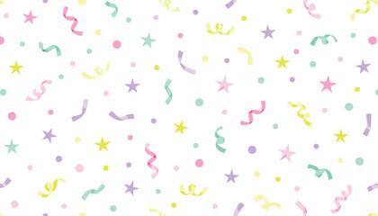 Colorful Confetti Pattern: Festive Background for Celebrations