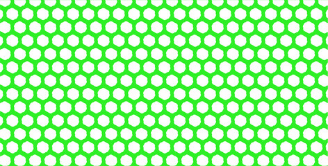 green abstract background with white shapes