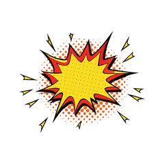 retro pow comic effect