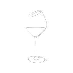 Glass of champagne and cocktail martini glass with ice isolated on white background for celebration and party drinks