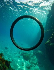 Underwater circular frame