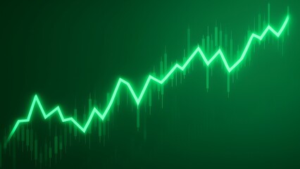 Stock Commodity Price Value Increase Chart Data.