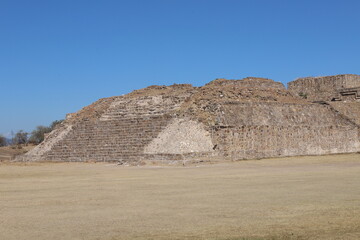 Mexico Mayan city ruins in Monte Alban near Oaxaca