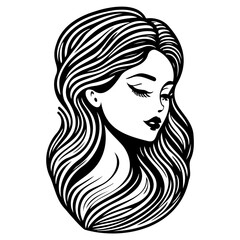 woman beauty mermaid illustration sketch
