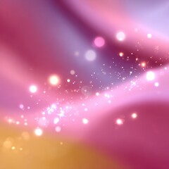 Soft pastel gradient background with gentle glowing sparkles
