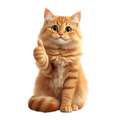 Fototapeta premium cat isolated on white background
