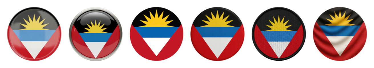 Antigua And Barbuda Flag Set