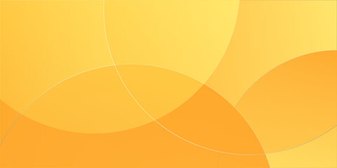 Abstract orange background with circles simple design