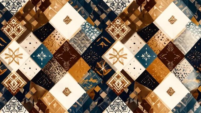 Intricate, Geometric Tile Pattern