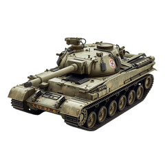 Fototapeta premium tank isolated on white background