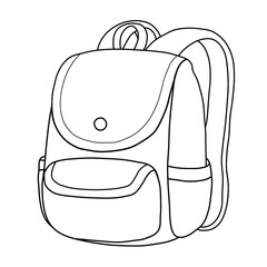 vector illustration of a bag