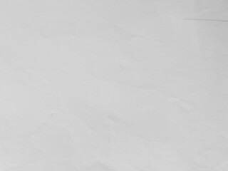 Wrinkled White Paper Texture Background for Vintage and Grunge Design