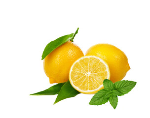 fresh lemon for food, drink,and packaging design