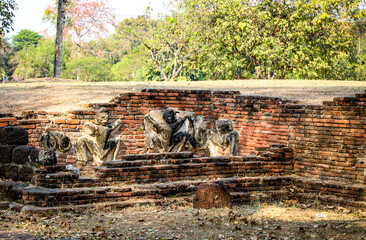 The ancient palace or the Royal Palace in Ayutthaya, at present, only the foundation remains. It is assumed that King U Thong built it when he was residing at Wiang Lek in 1347 B.E.