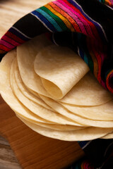 Flour wheat Tortillas, is a flat bread made with wheat flour and lard or butter, without yeast, and...