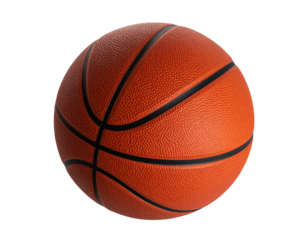  Competitive Sports Basketball Hoop with Ball PNG Isolated