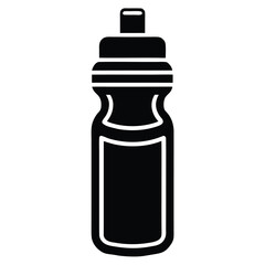 sports drink bottle vector icon