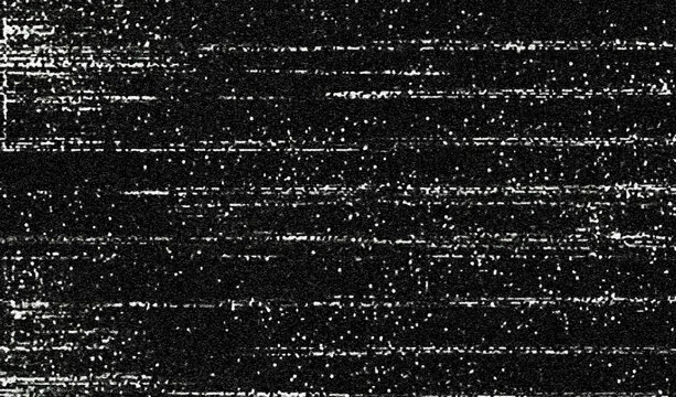 Retro VHS background. Glitch art scan line background. TV scan line monitor for old technology concept. Glitch camera effect.