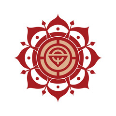 Ancient Sanskrit Symbol Mandala Cultural Art