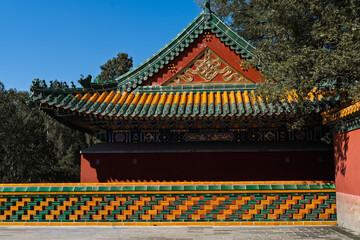  Tower of Fragrance of Buddha, Summer Palace, Beijing, China. Chinese characters say 'Buddha Fragrance Tower'
