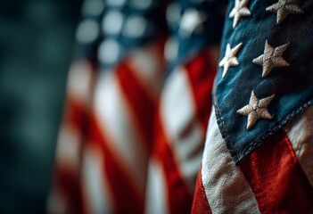 Obraz premium American Pride: Stars and Stripes Forever