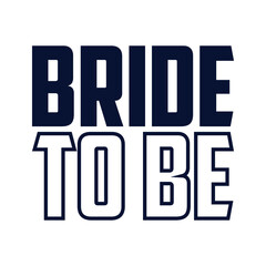 Bride to be - Black hand lettered quote with diamond ring for greeting card, gift tag, label, wedding sets. Groom and bride design.