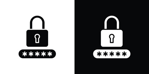 Password icon Concept. vector design and illustration.