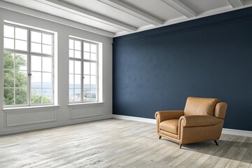 modern living room with white sofa