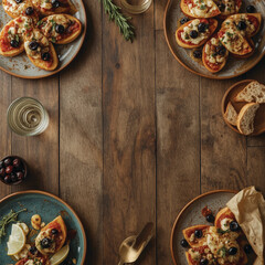 tapas on table