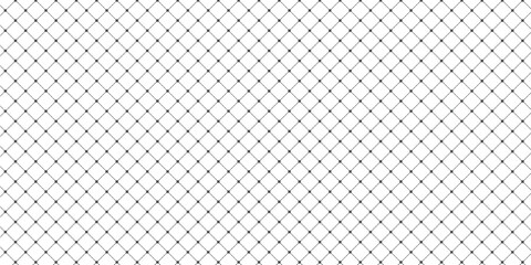 Steel wire chain link grid seamless texture vector, industrial mesh fence background.