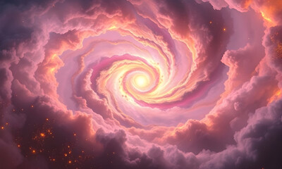 abstract background with red heart