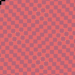 Vibrant Seamless Geometric Pattern with Interlocking Reddish-Pink and Plum Squares for Modern Background