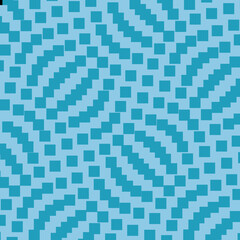 Dynamic Blue Squares Abstract Seamless Pattern Background with Diagonal Geometric Tile Design