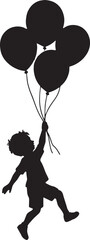 child lifted by balloons, Dreamlike Scene of Balloons Carrying Child

child flying with balloons, Whimsical Artwork of Child Floating with Balloons

child floating upward balloons, Surreal Illustratio