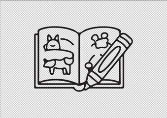 Coloring Book Icon 