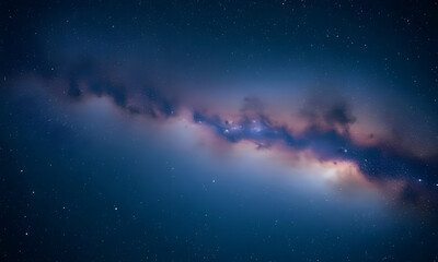 night sky with clouds