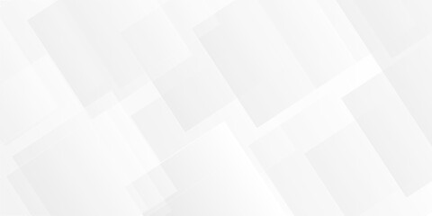 Abstract gradient white, gray overlap triangle geometric technology pattern. minimal rectangle randomly arranged white lines transparent background. luxury web overlapping presentation design.	