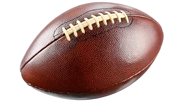 american football ball isolated on white background PNG 
 - Powered by Adobe