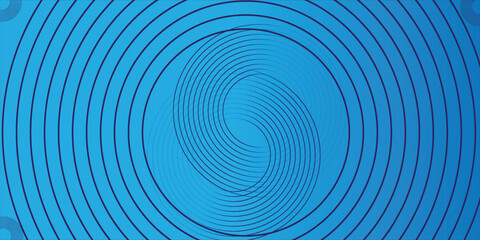 Abstract dark background with glowing lines circles. glowing geometric lines on dark blue background. Modern shiny blue circle lines pattern.