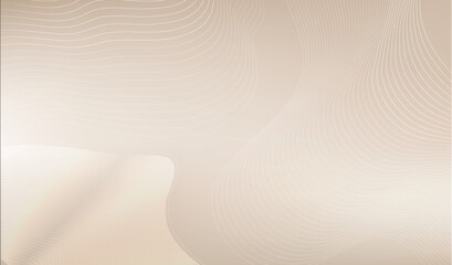 Lines on a cream background emphasize minimalist elegance. Cream and beige gradients of depth and sophistication. Vector illustration ideal for branding, posters and premium packaging.