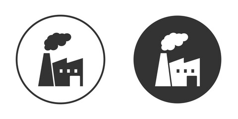 Pollution icon clipart flat designs. illustration vectors