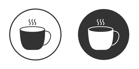 Mug icon clipart flat designs. illustration vectors