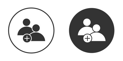 Follower icon clipart flat designs. illustration vectors