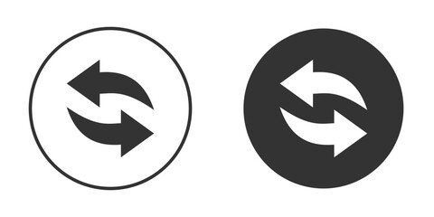 Exchange icon clipart flat designs. illustration vectors